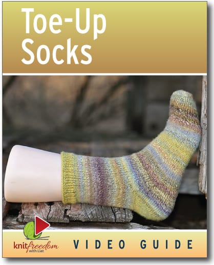 Toe Up Socks Tutorial | KnitFreedom