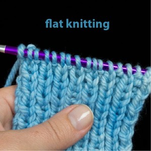 How to knit a blanket with straight needles